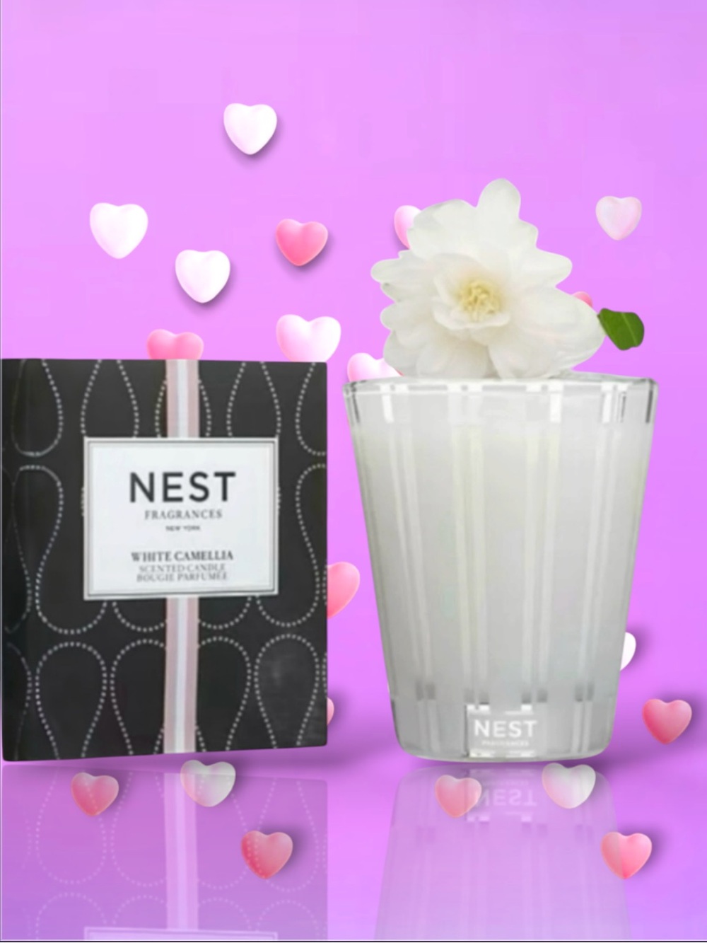 🆕💗RARE! NEST Fragrance New York Classic 1-Wick Candle • WHITE CAMELLIA • 8.1 oz